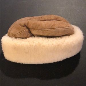 Shearling hat